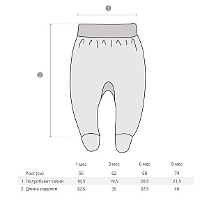Ползунки с лапками 'Basic'