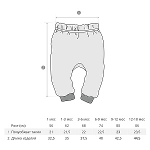 Ползунки с манжетами 'Basic'